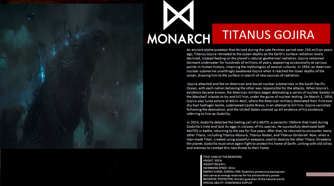 Monarchs File Deviantart Monarch Files Godzilla by SteveIrwinFan96 on DeviantArt