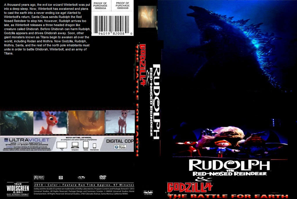 Rudolph and Godzilla The Battle for Earth DVD by SteveIrwinFan96 on ...