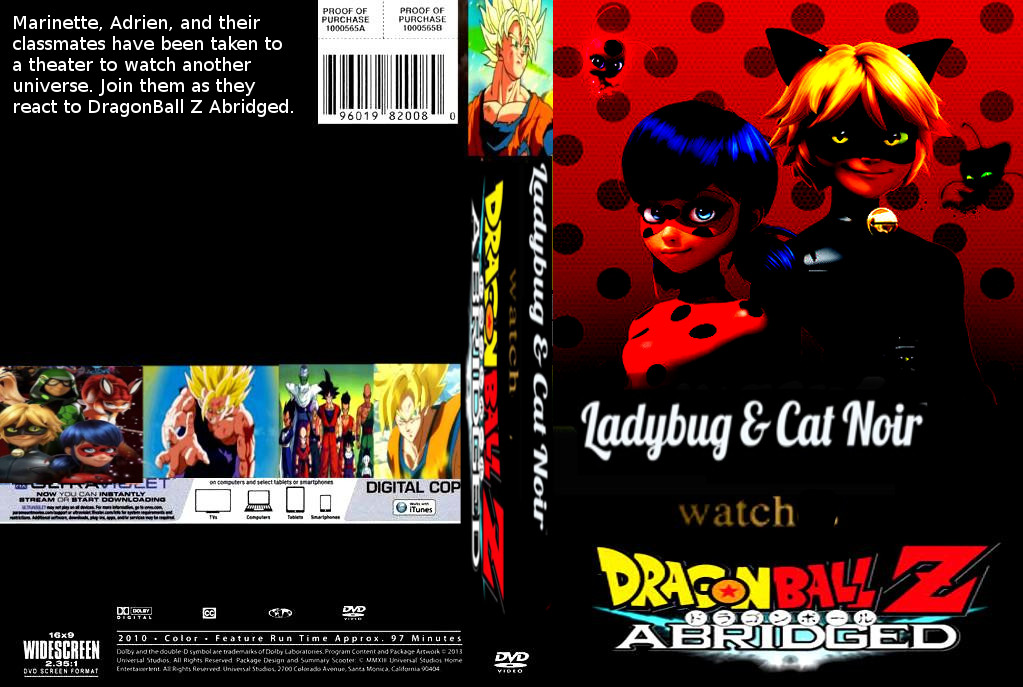Ladybug And Cat Noir Watch Dragonball Z Abridged By Steveirwinfan96 On Deviantart