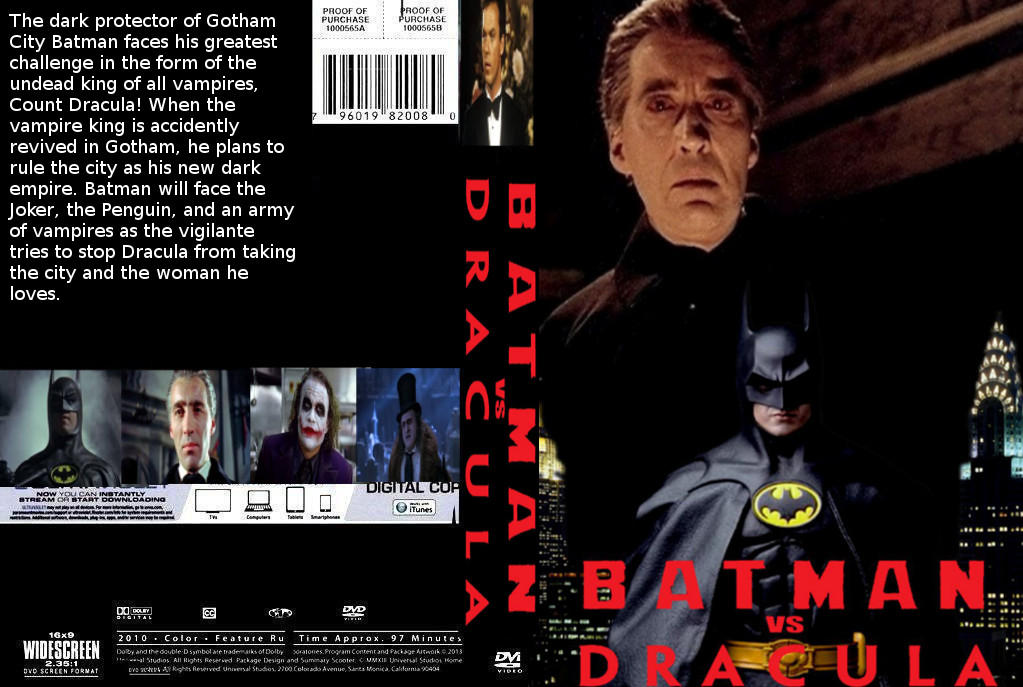 Batman vs Dracula DVD cover by SteveIrwinFan96 on DeviantArt