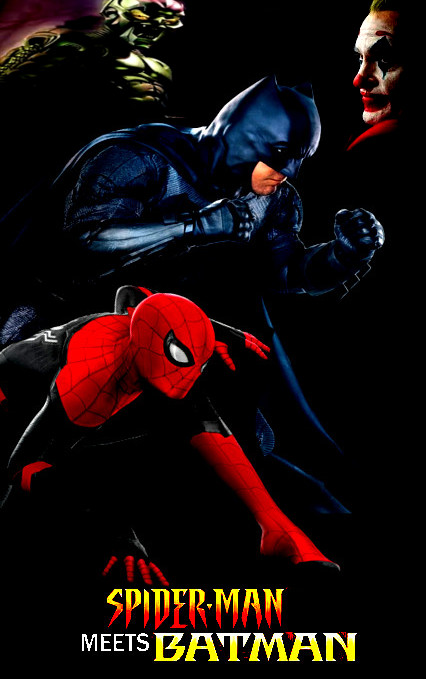 Spider-Man meets Batman poster version 2 by SteveIrwinFan96 on DeviantArt