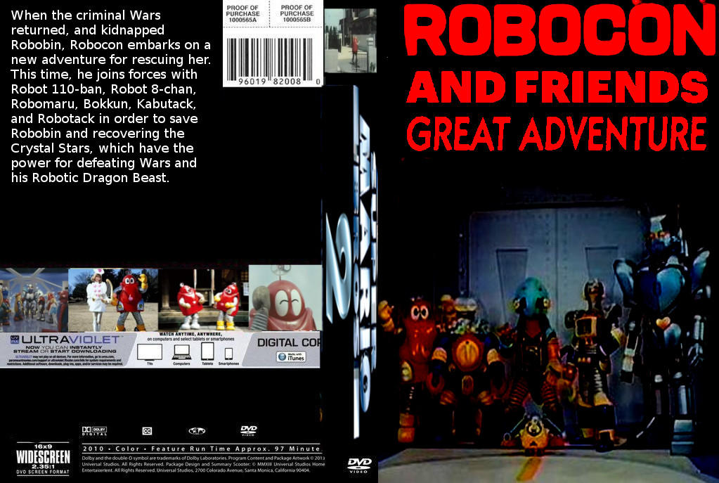 Robocon And Friends Great Adventure DVD cover by SteveIrwinFan96 on ...