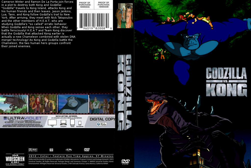 Godzilla vs Kong DVD cover by SteveIrwinFan96 on DeviantArt