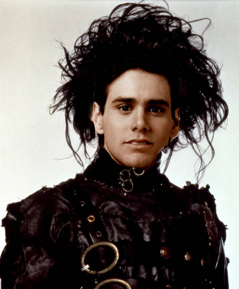 Jim Carrey as Edward Scissorhands by SteveIrwinFan96 on DeviantArt