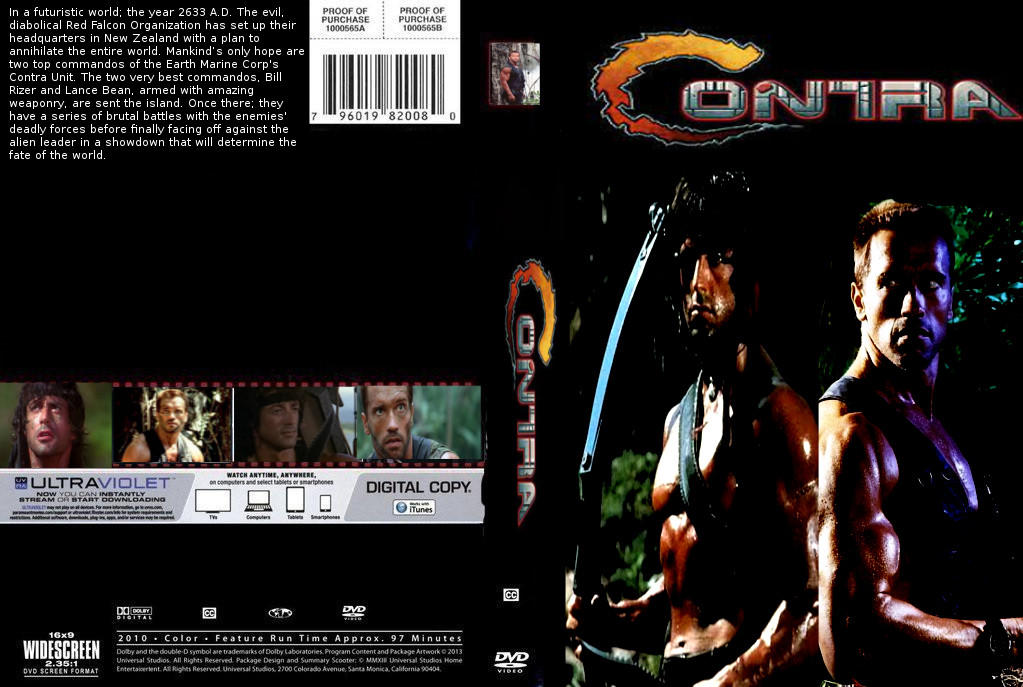 Contra DVD cover by SteveIrwinFan96 on DeviantArt