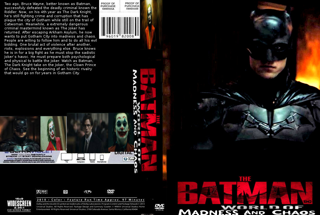The Batman World of Madness and Chaos DVD cover by SteveIrwinFan96 on  DeviantArt