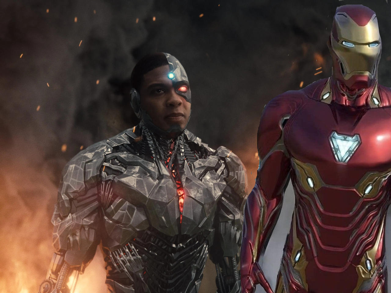 Iron Man vs Cyborg by SteveIrwinFan96 on DeviantArt