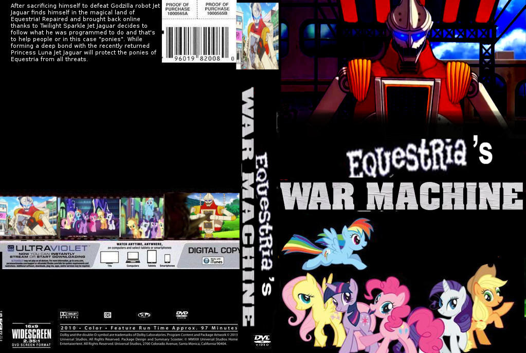 Equestria's War Machine DVD cover by SteveIrwinFan96 on DeviantArt