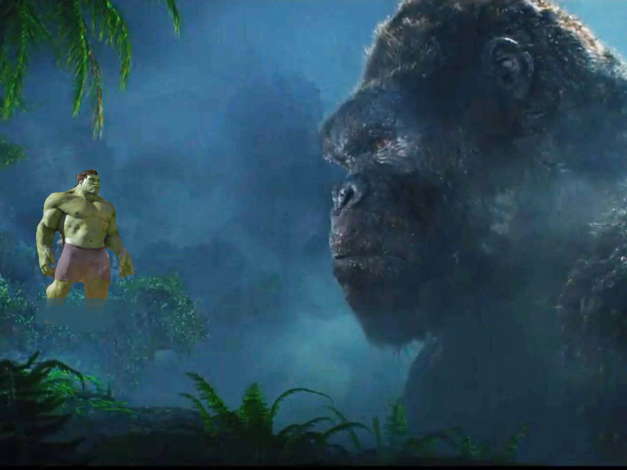hulk vs gorilla