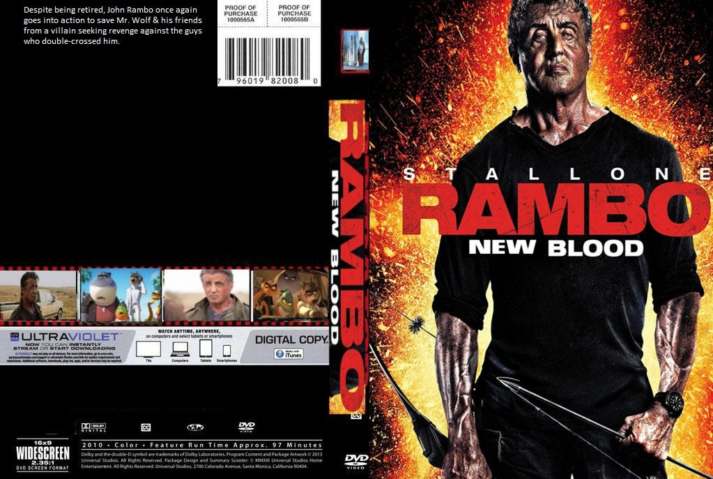 Rambo New Blood DVD cover by SteveIrwinFan96 on DeviantArt