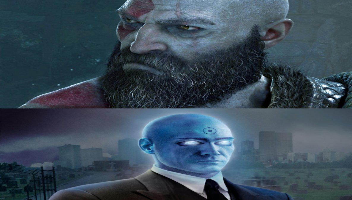 Kratos Vs Dr. Manhattan by SteveIrwinFan96 on DeviantArt