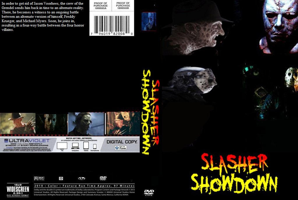 Slasher Showdown DVD cover by SteveIrwinFan96 on DeviantArt