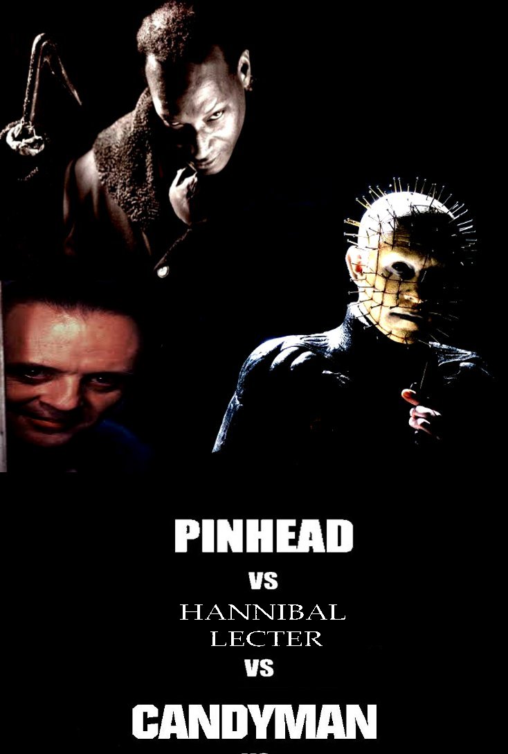 Pinhead vs Hannibal Lecter vs Candyman poster by SteveIrwinFan96 on ...