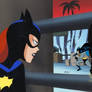 Batman and Batgirl meet Black Mask