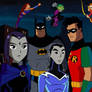 The Bat Family and Green Lantern meet Teen Titans