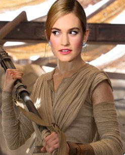 Lily James as Rey by SteveIrwinFan96 on DeviantArt