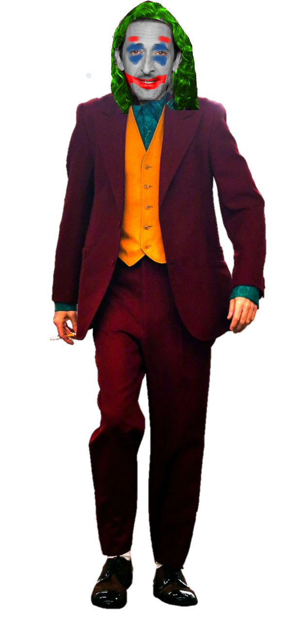 Adrien Brody as Arthur Fleck by SteveIrwinFan96 on DeviantArt