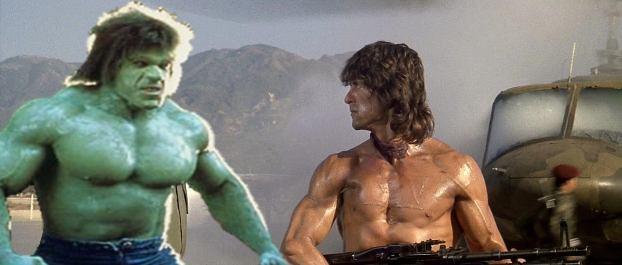 Rambo meets Hulk by SteveIrwinFan96 on DeviantArt