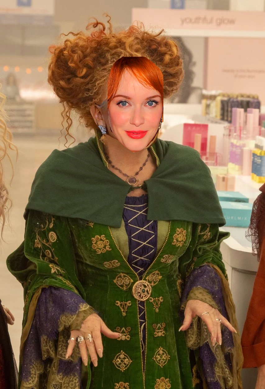 Christina Hendricks as Winifred Sanderson by SteveIrwinFan96 on DeviantArt