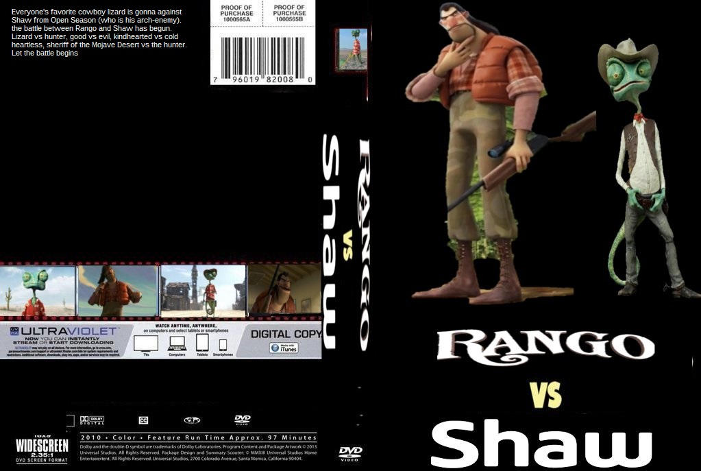 Rango Dvd Cover Rango / Charlotte's Web / Barnyard : RANGO