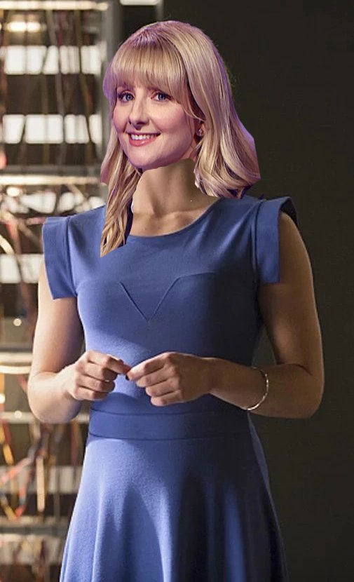 felicity smoak blue dress Arrow: Season 3 Episode 7 Felicity's Blue V-Neck Dress