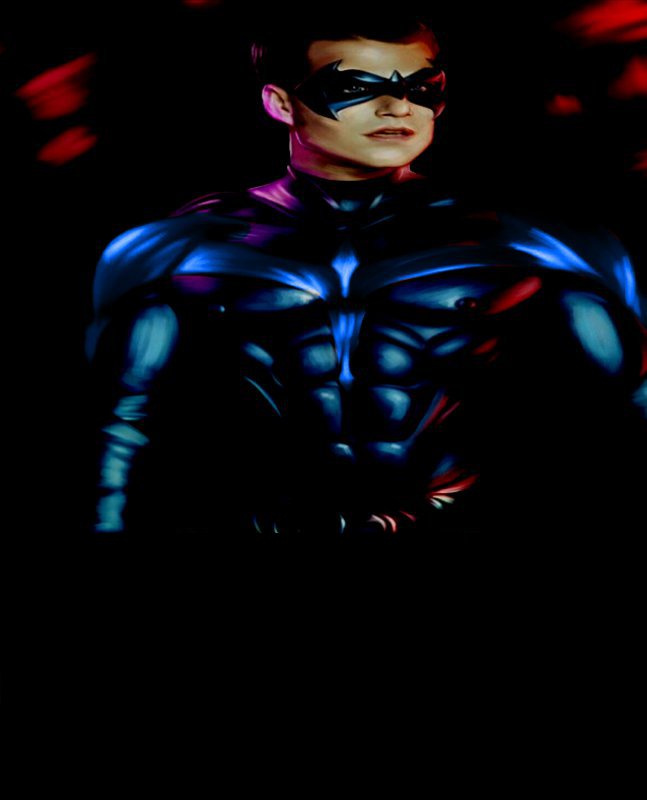 Chris O'Donnell as Nightwing by SteveIrwinFan96 on DeviantArt