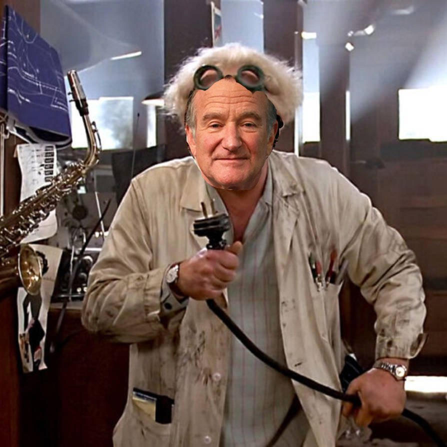 Robin Docwra Robin Williams as Doc Brown by SteveIrwinFan96 on DeviantArt