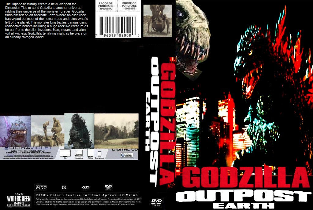Godzilla Outpost Godzilla Outpost Earth DVD cover by SteveIrwinFan96 on DeviantArt