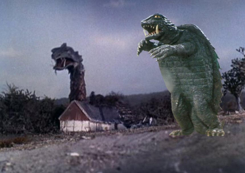Neptilious Full Body Gamera vs Reptilicus by SteveIrwinFan96 on DeviantArt