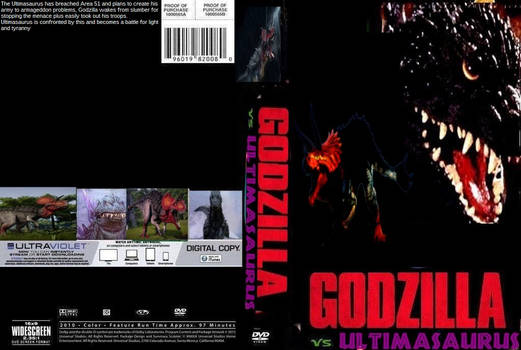 Godzilla vs Ultimasaurus DVD cover