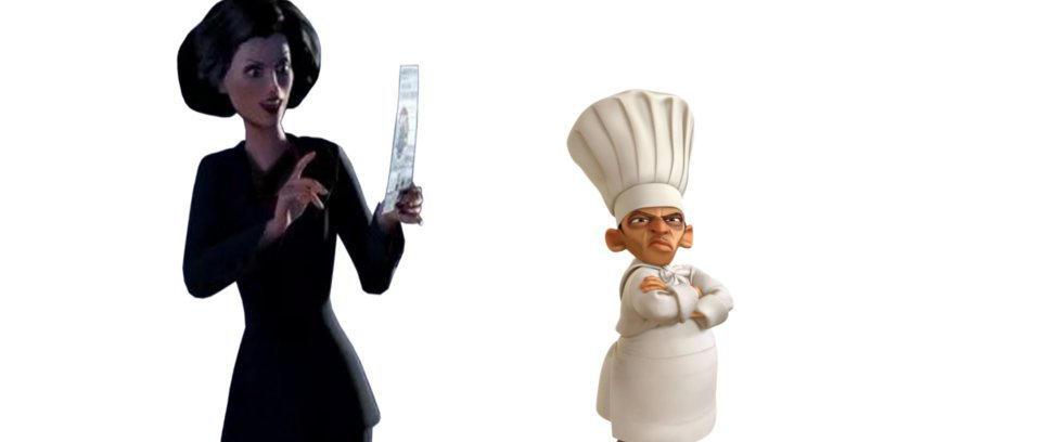 Chef Skinner meets Gladys Sharp by SteveIrwinFan96 on DeviantArt