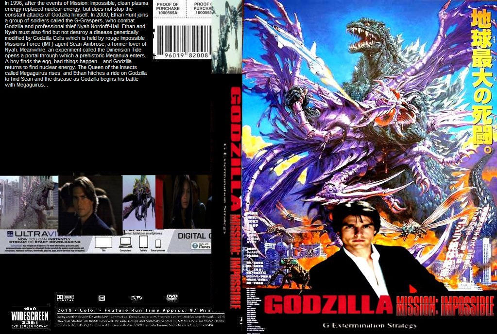 Godzilla MI G Extermination Strategy DVD cover by SteveIrwinFan96 on ...