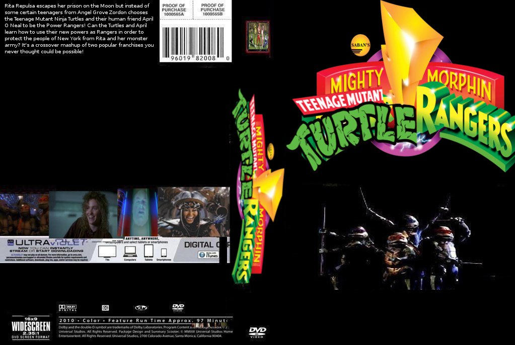 Mighty Dvd Deviantart Mighty Morphin Teenage Mutant Turtle Rangers DVD by SteveIrwinFan96 on ...