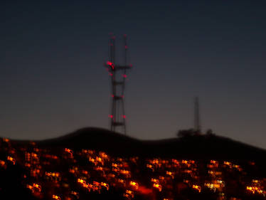 Coit Tower dusk