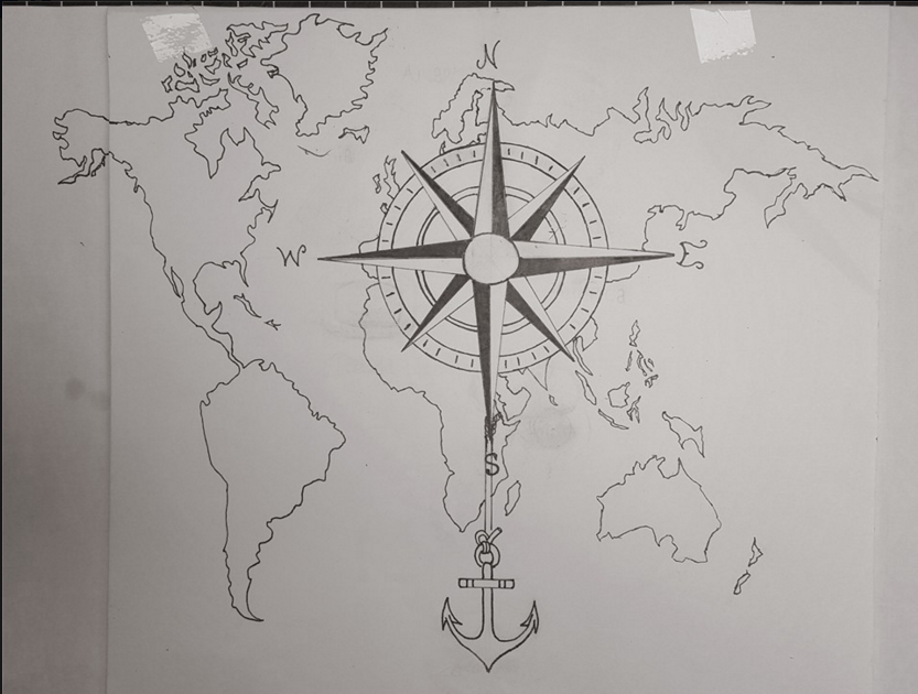 Tattoo design compass by Smokys-art