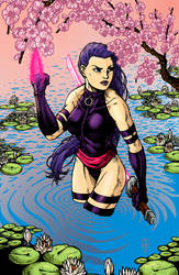 Psylocke Coloring