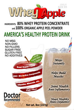 Whey Apple Front Label