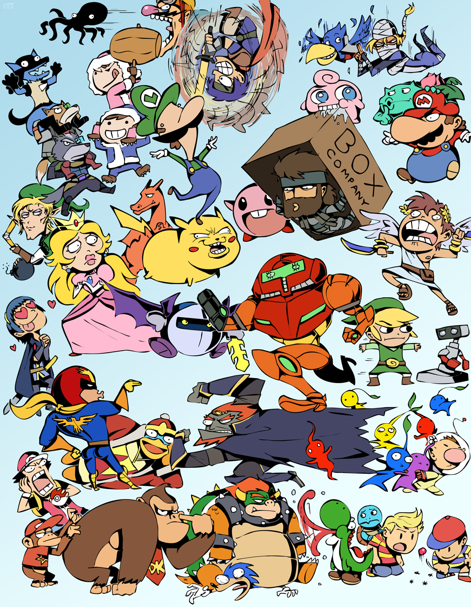 all them smash bros