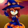 Sally Acorn wearing Witch Costume v2