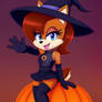 Sally Acorn wearing Witch Costume v6