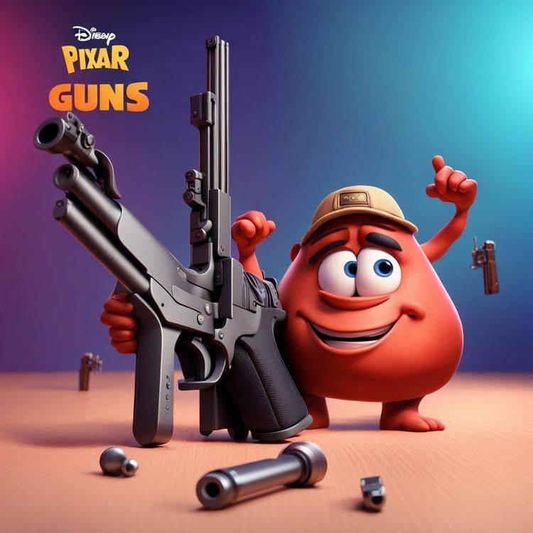 Disney Pixar's Guns by FLOXCAT555 on DeviantArt