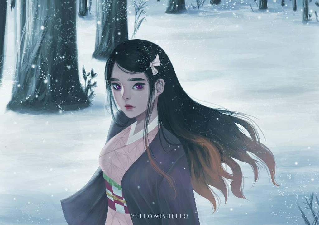 Fan Art for Nezuko by yellowishello on DeviantArt