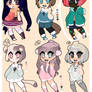 Female adopt batch ( 0-7) || { CLOSED }