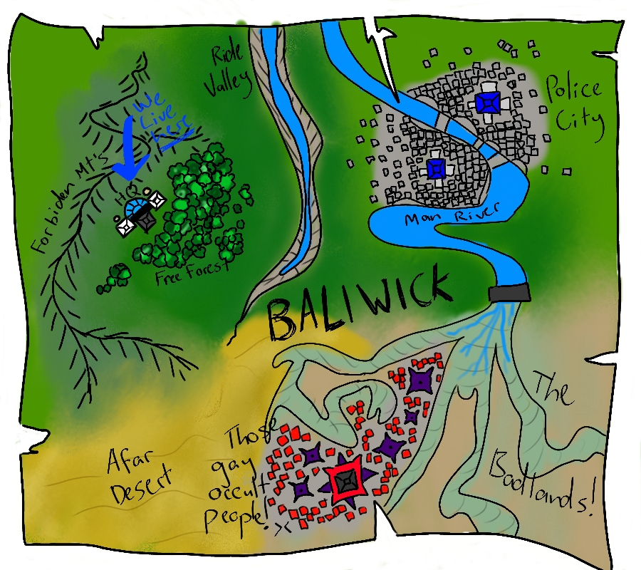 Gooel's map of BALIWICK