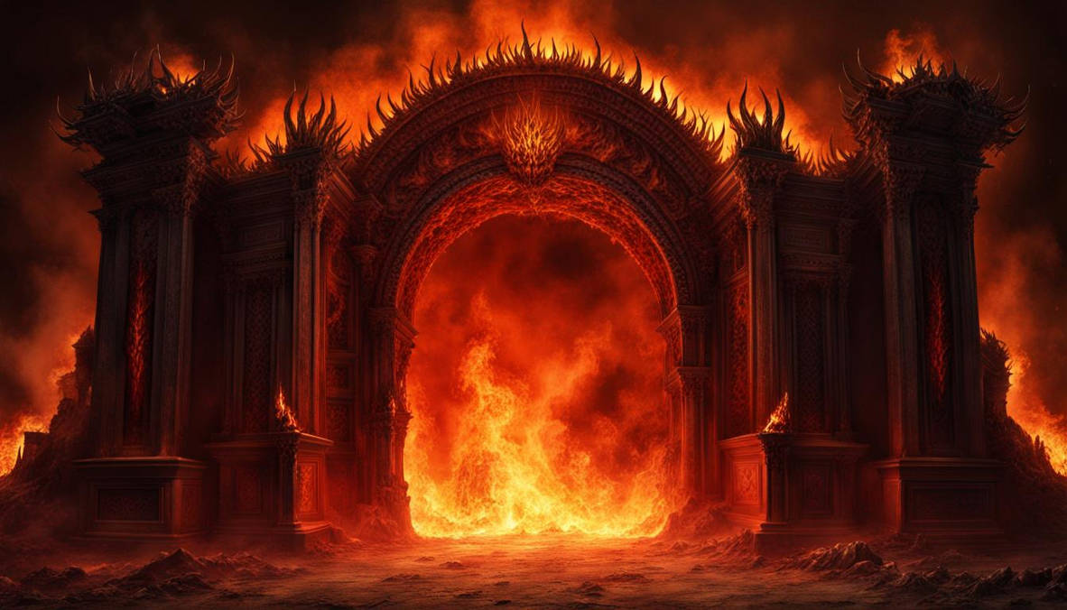 Hel Deviantart Gates of hell, entrance to hell, fire by Phatfingerz104 on DeviantArt