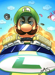 Luigi doesn't mess around