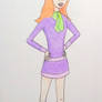 Daphne Blake in the Disney Renaissance art style