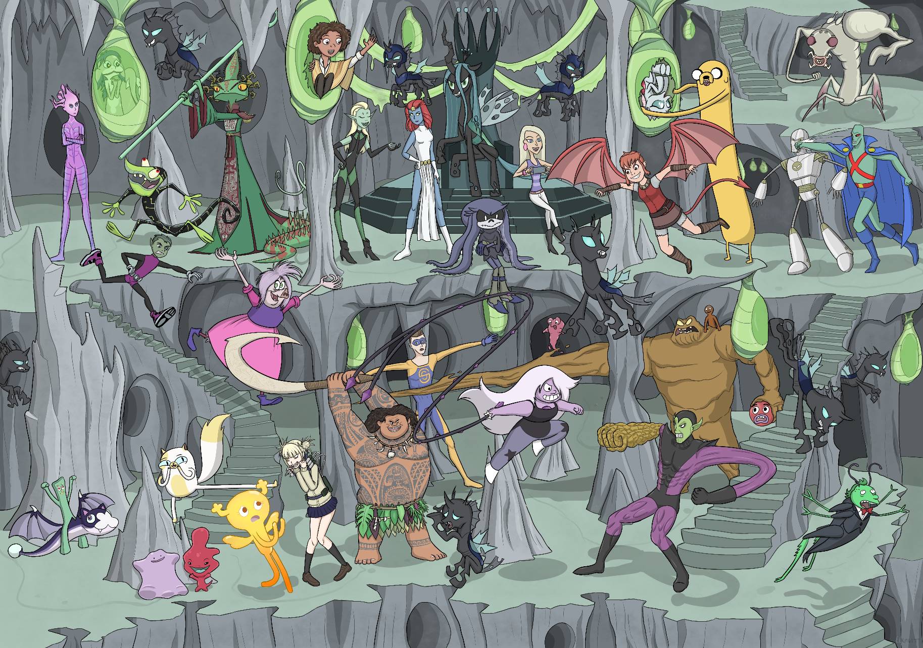 Shapeshifter Deviantart Crazy Cartoon crossover: shapeshifters by l0lm4tt on DeviantArt