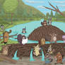 Crazy cartoon Crossover: Beavers