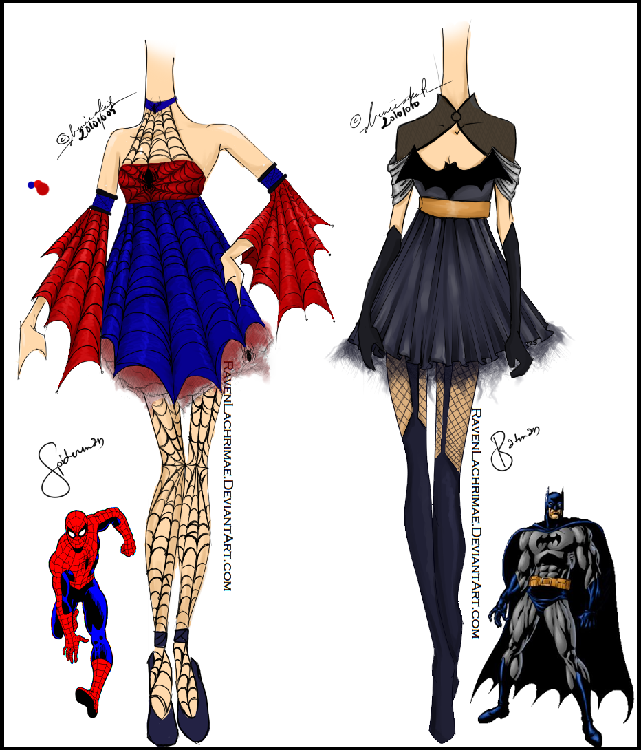 SpiderMan and BatMan Inspired Design